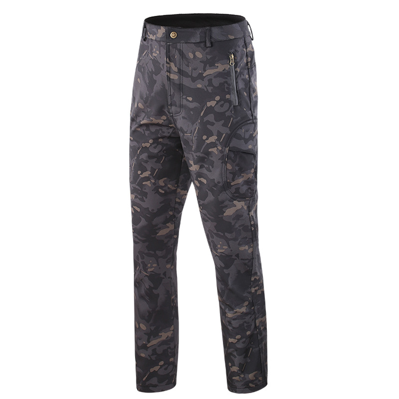 Outdoor Hunting Fleece - Soft Shell Fleece Calças para Outdoor,