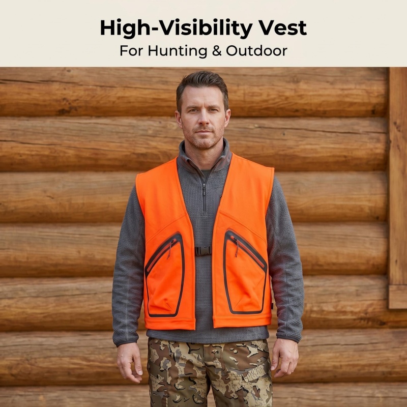 Colete de Segurança Masculino  - Outdoor Hunting Fleece avaliação e preço