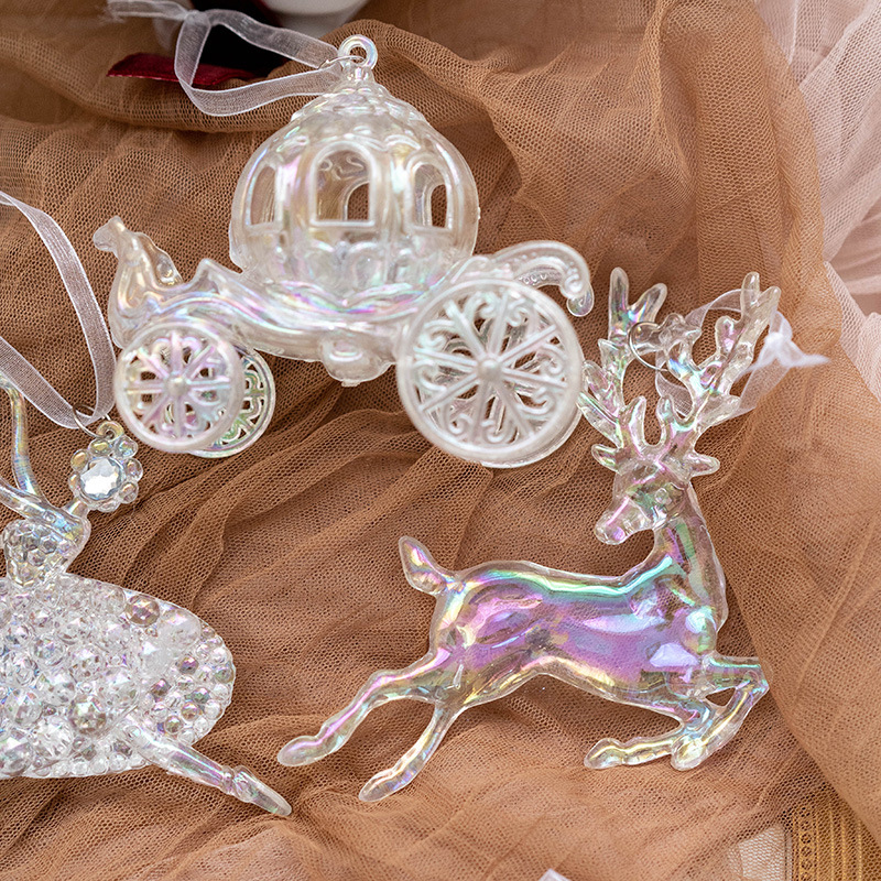 Decoração de natal acrílico cr - Elk Bugle Call avaliação e preço