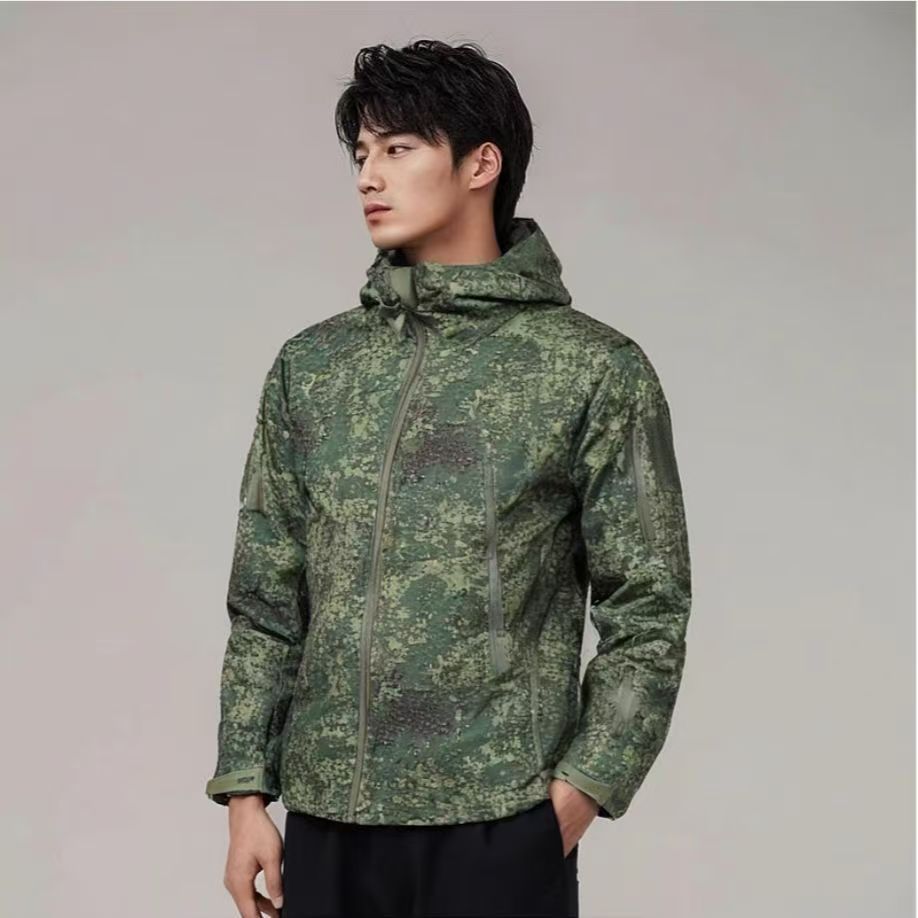 5xl 6xl russion camuflagem uni - Outdoor Hunting Fleece avaliação e preço