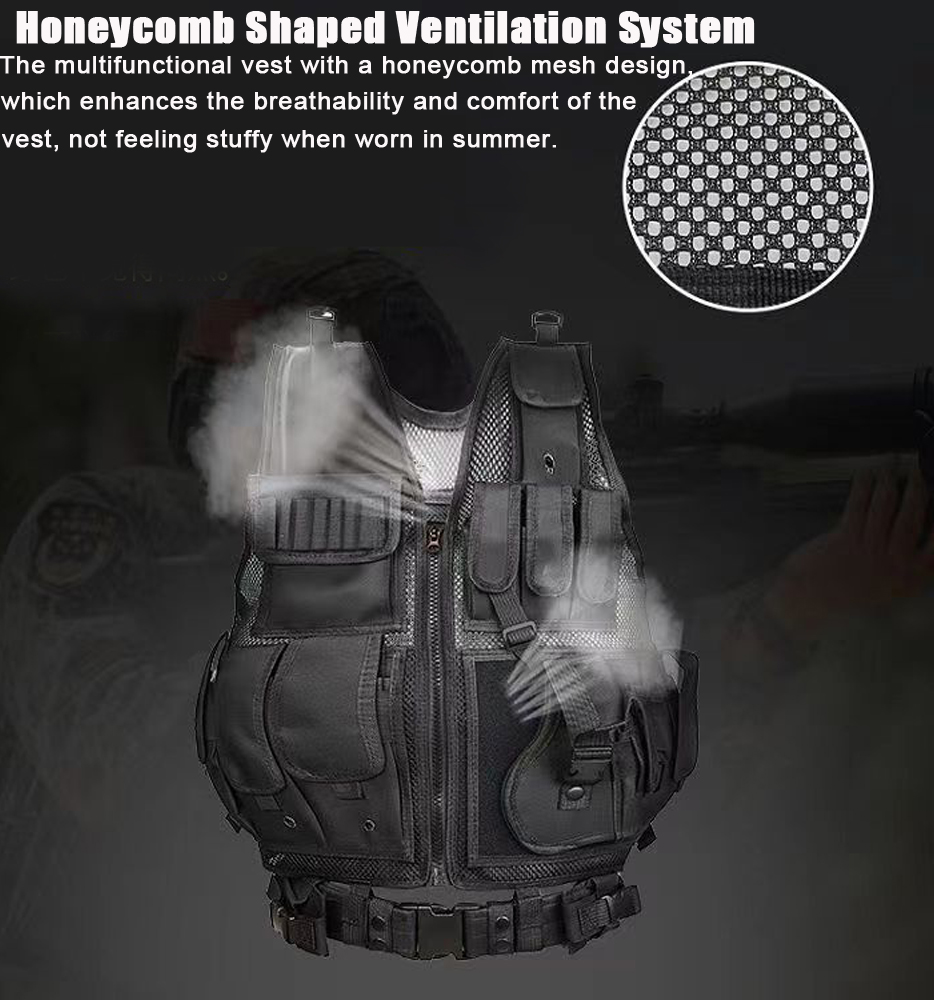 Colete Tático Ajustável Molle  - Outdoor Hunting Fleece avaliação e preço