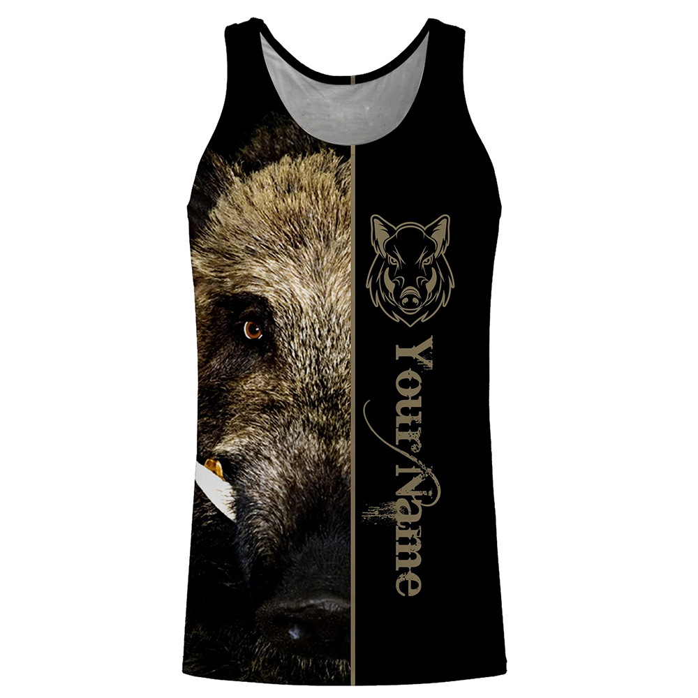 Camiseta regata personalizada  - Outdoor Hunting Dog Names avaliação e preço