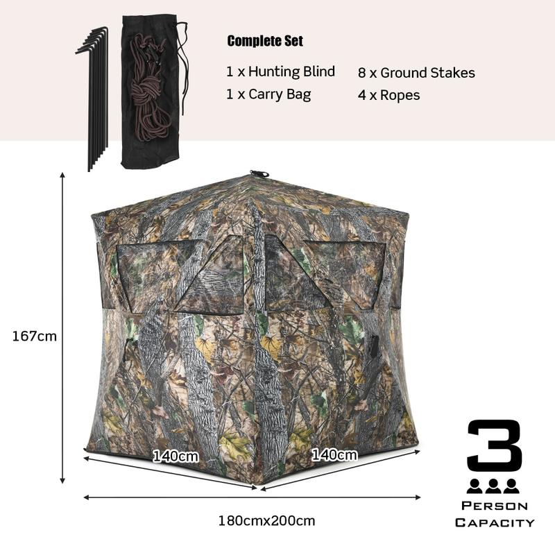 Abrigo de Caça Portátil com Es - Hunting & Outdoor Supplies Carterton Reviews avaliação e preço