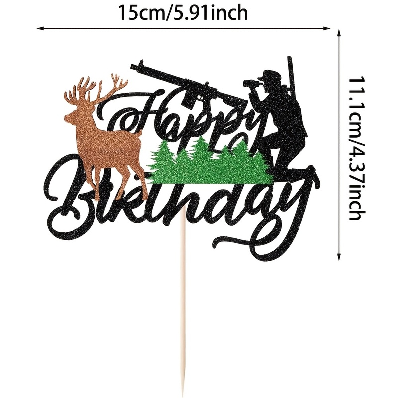   Topo de bolo de aniversário  - Outdoor Hunting Events avaliação e preço