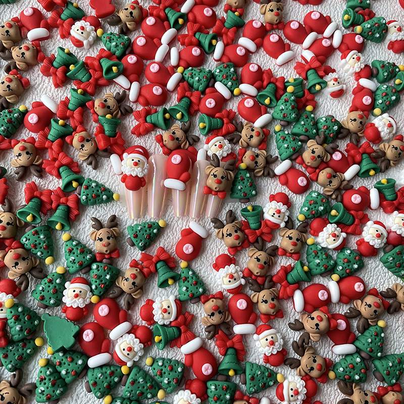10 pçs unhas de natal encantos - Elk Bugle Call avaliação e preço