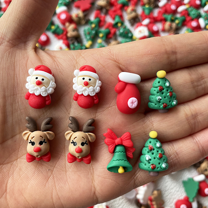 10 pçs unhas de natal encantos - Elk Bugle Call avaliação e preço