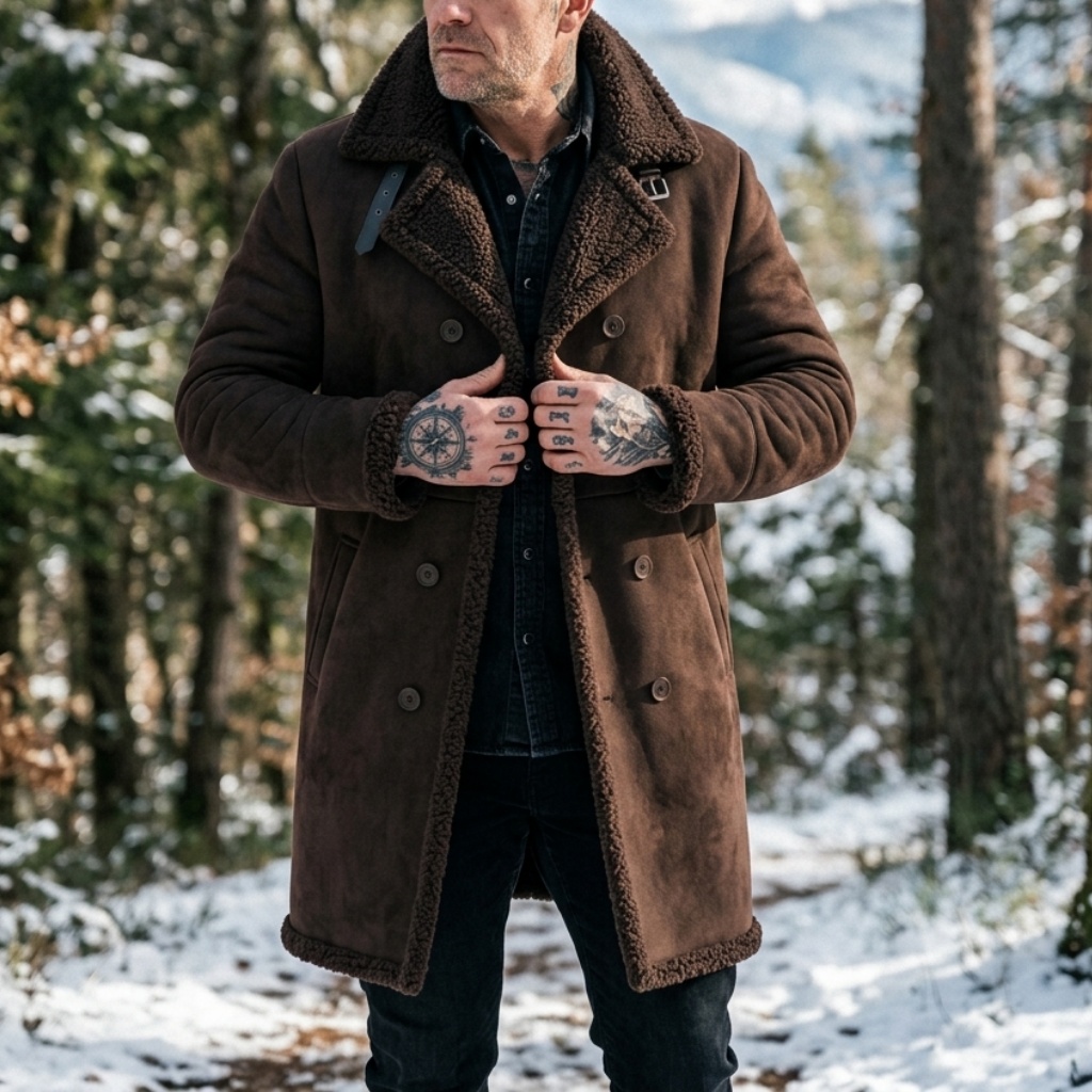 Jaqueta Masculina de Inverno e - Outdoor Hunting Fleece avaliação e preço