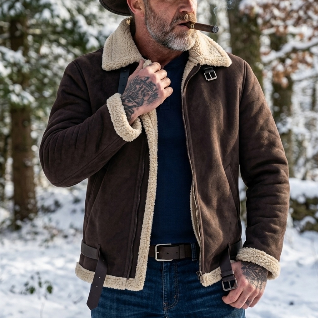 Jaqueta Masculina de Inverno e - Outdoor Hunting Fleece avaliação e preço
