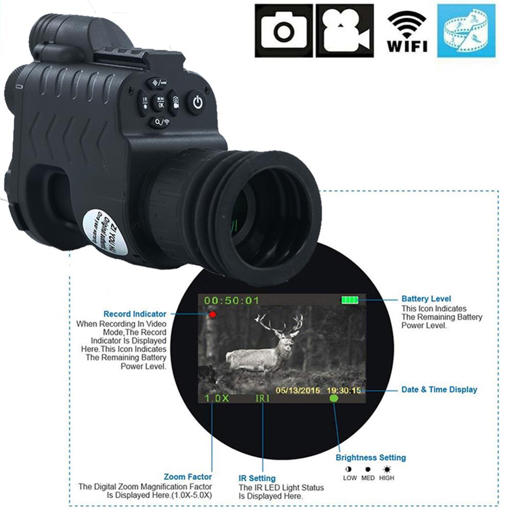 Monóculos Escopo Visão Noturna - Outdoor Hunting Images avaliação e preço