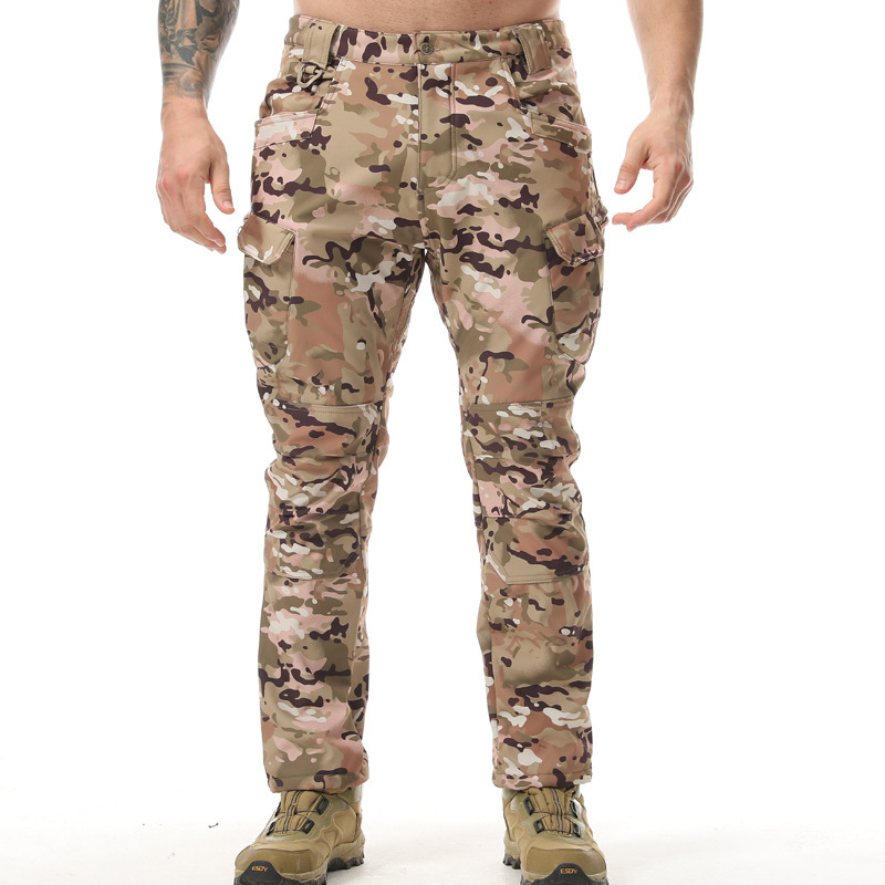Calças Táticas Masculinas com  - Outdoor Hunting Fleece avaliação e preço