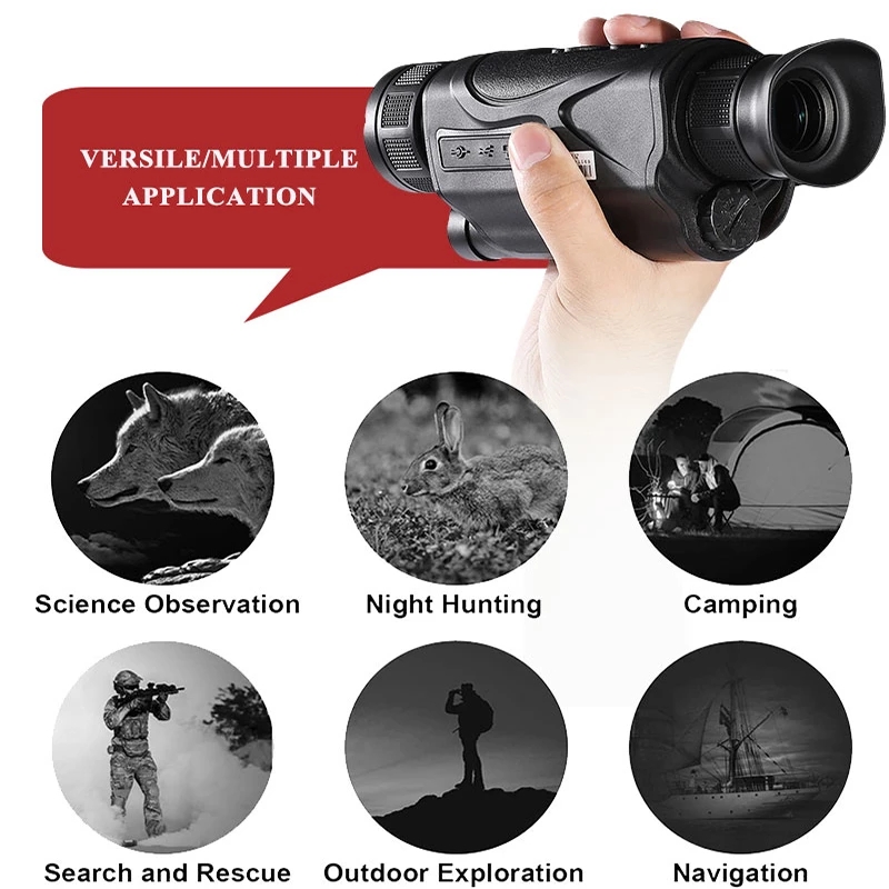 Câmera monocular de visão notu - Outdoor Hunting Images avaliação e preço